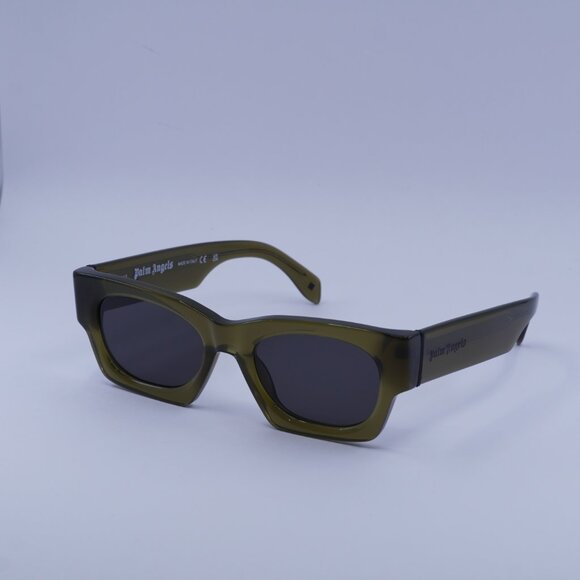 Palm Angels PERI089 BODIE 5907 Sunglasses Light Green Square Frame, Grey Lenses - Picture 4 of 9